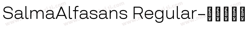 SalmaAlfasans Regular字体转换